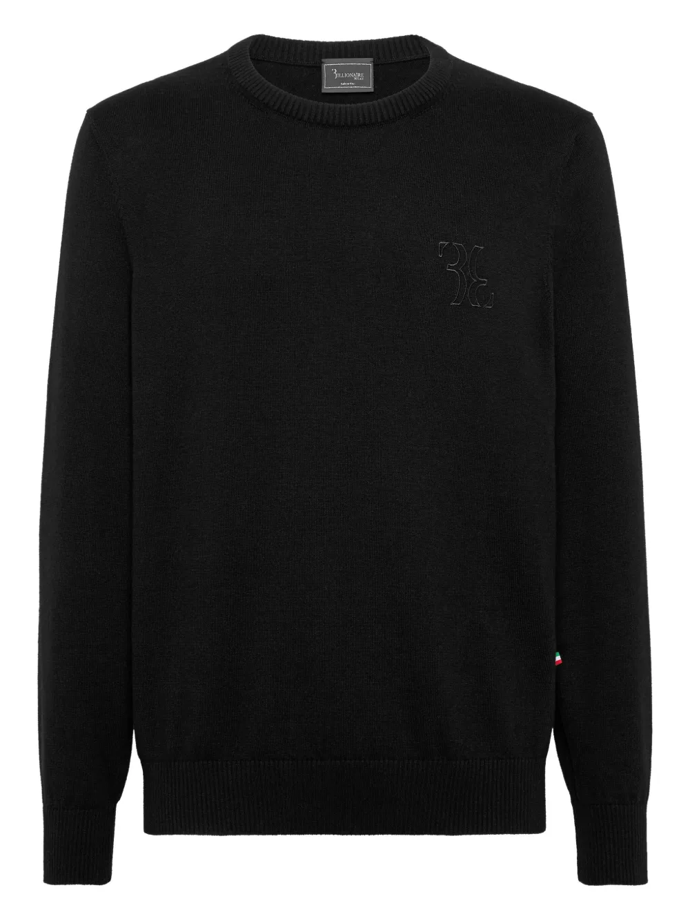 Billionaire logo-detail sweater | Black | Image 1