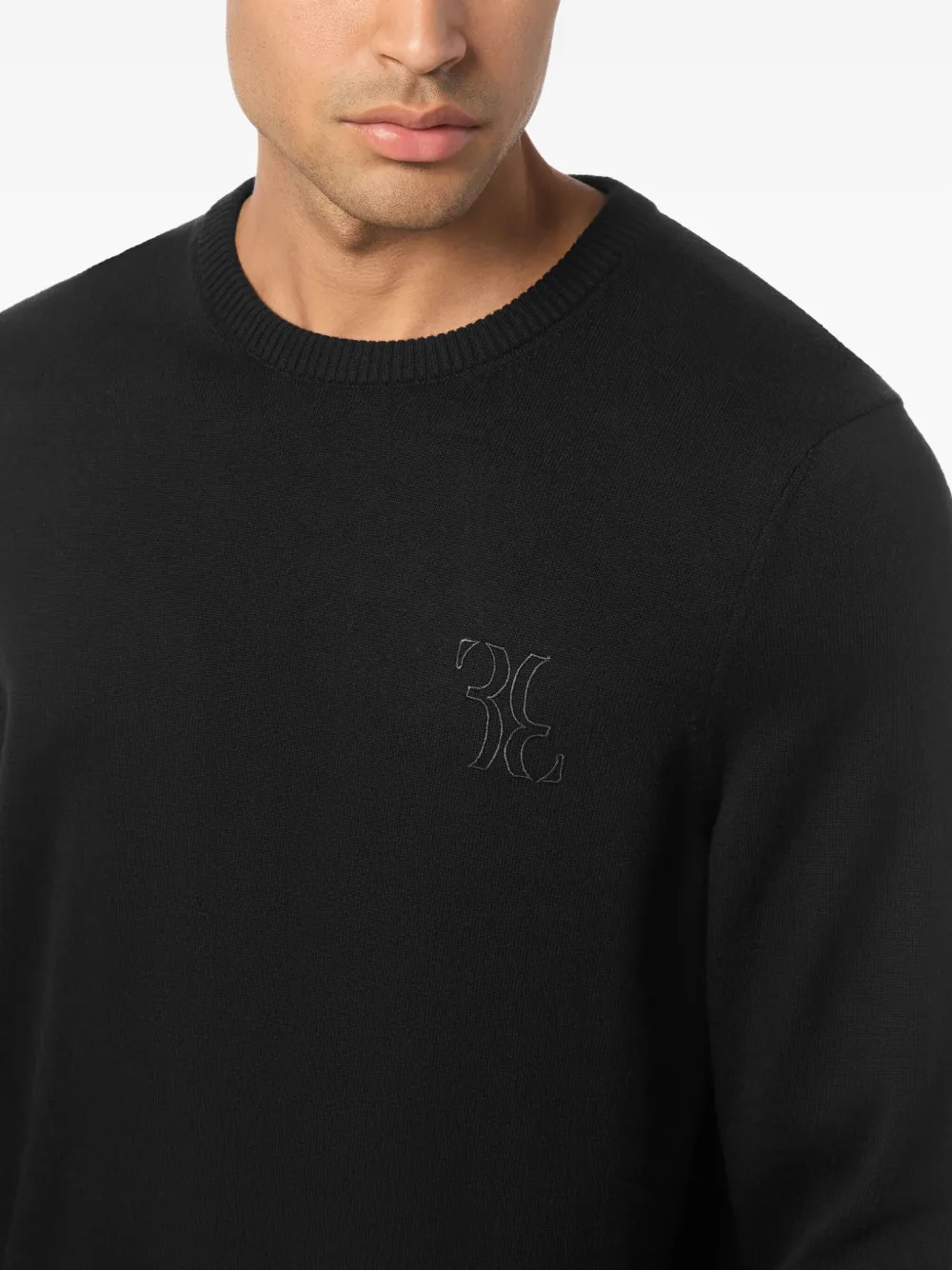 Billionaire Trui met logodetail Zwart