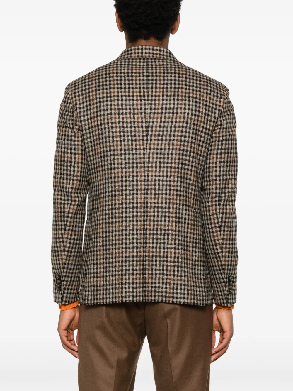 Tagliatore Blazer met enkele rij knopen Bruin