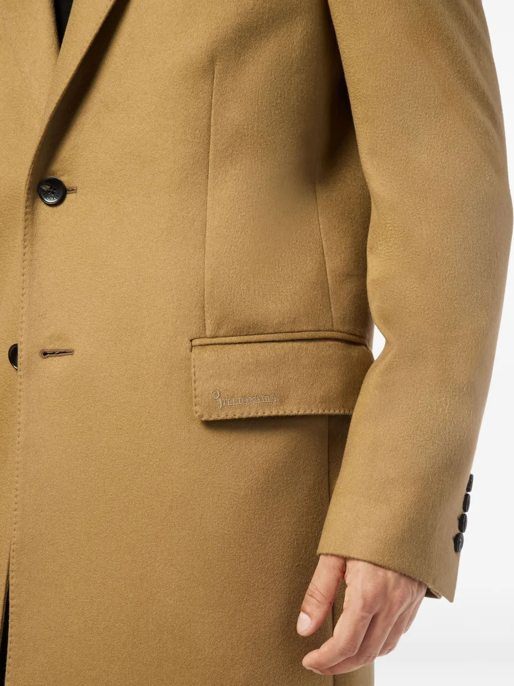 Billionaire Cashmere Coat In Neutral