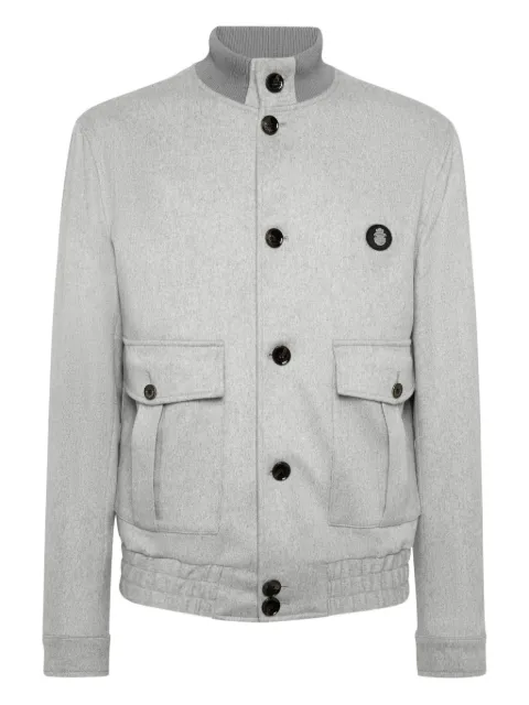 Billionaire veste bomber à poche plaquée