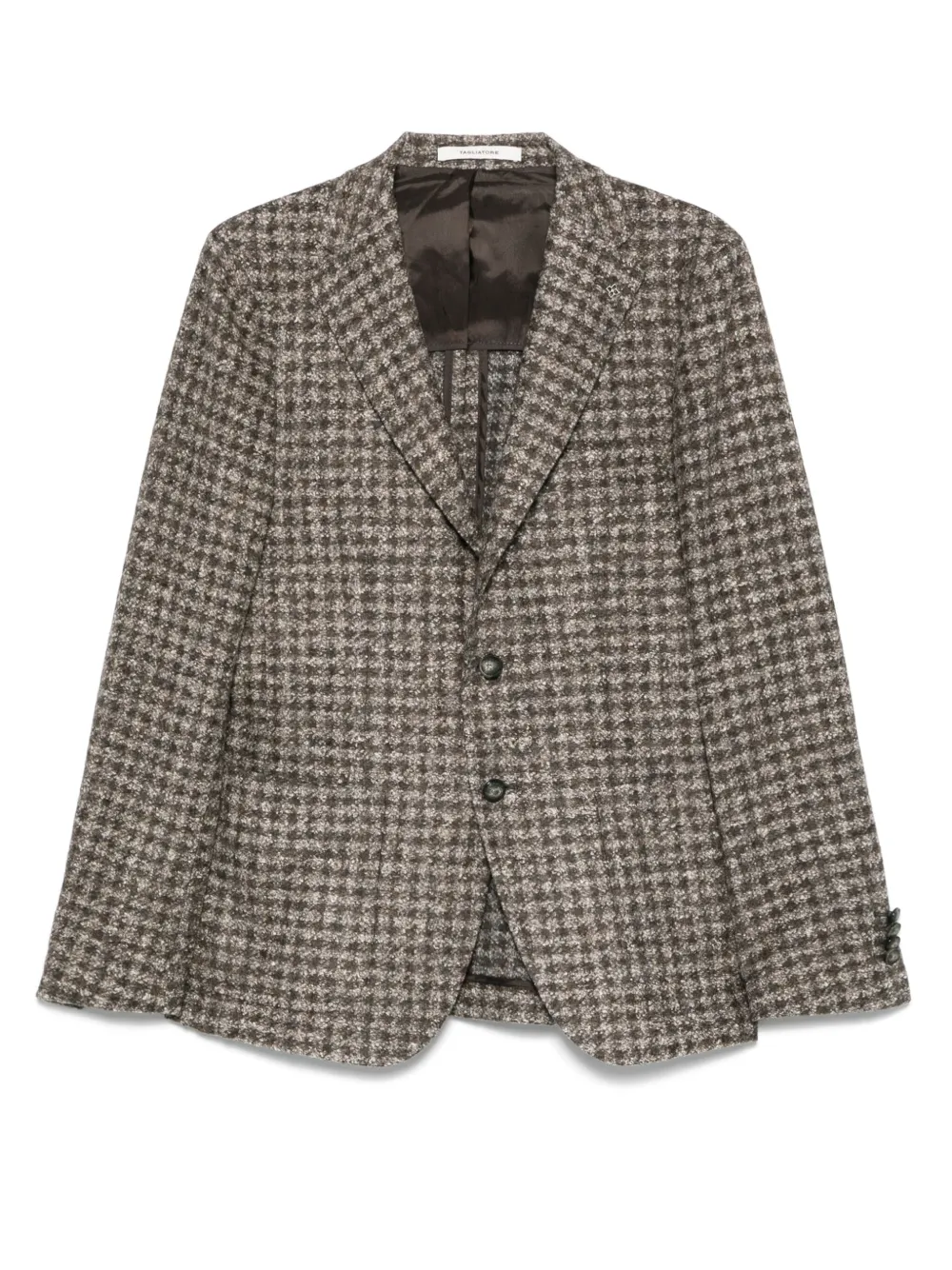 Tagliatore Geruite blazer Bruin
