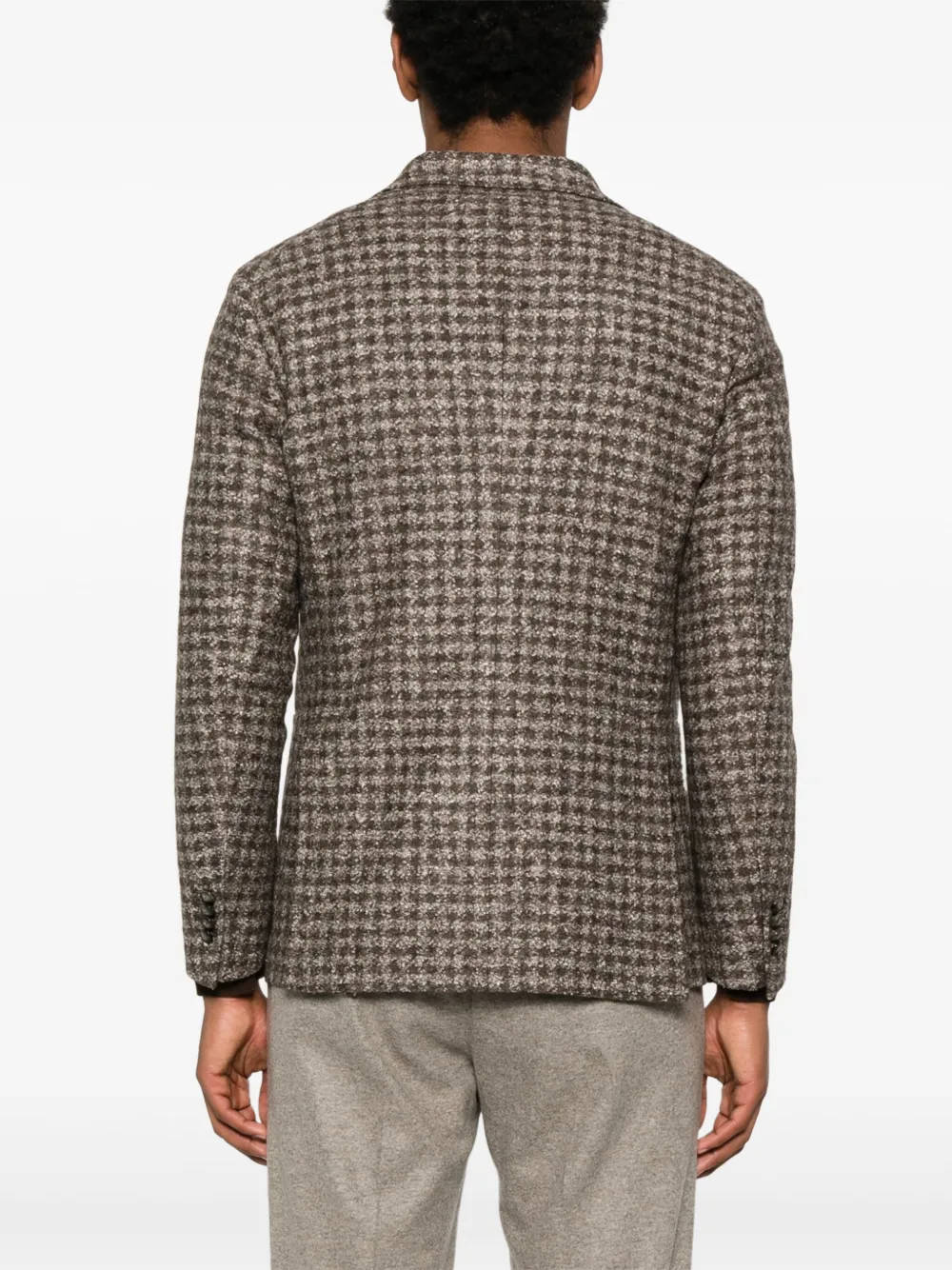 Tagliatore Geruite blazer Bruin