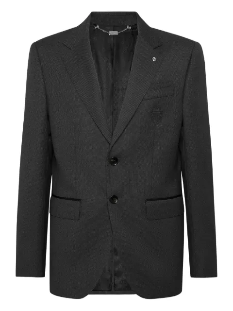 Billionaire blazer con detalle bordado y botones