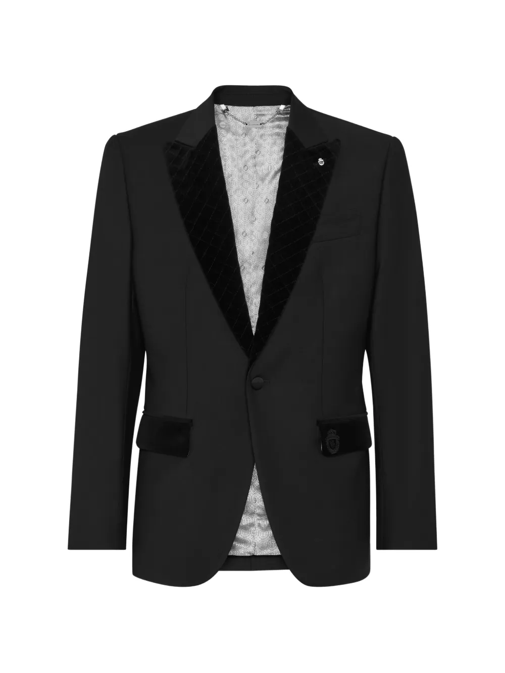 Billionaire Classic velvet-trimmed tailored blazer