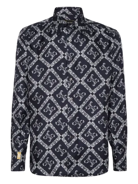 Billionaire camisa con estampado de monograma