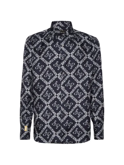 Billionaire monogram print shirt