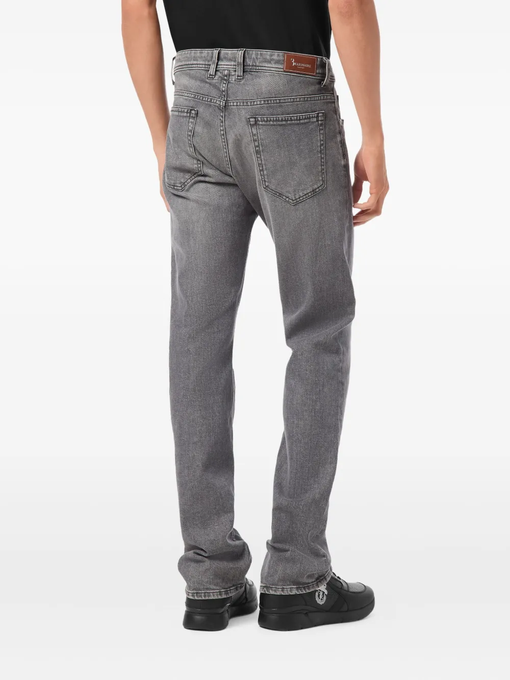 Billionaire Daddy jeans met vijf zakken Grijs