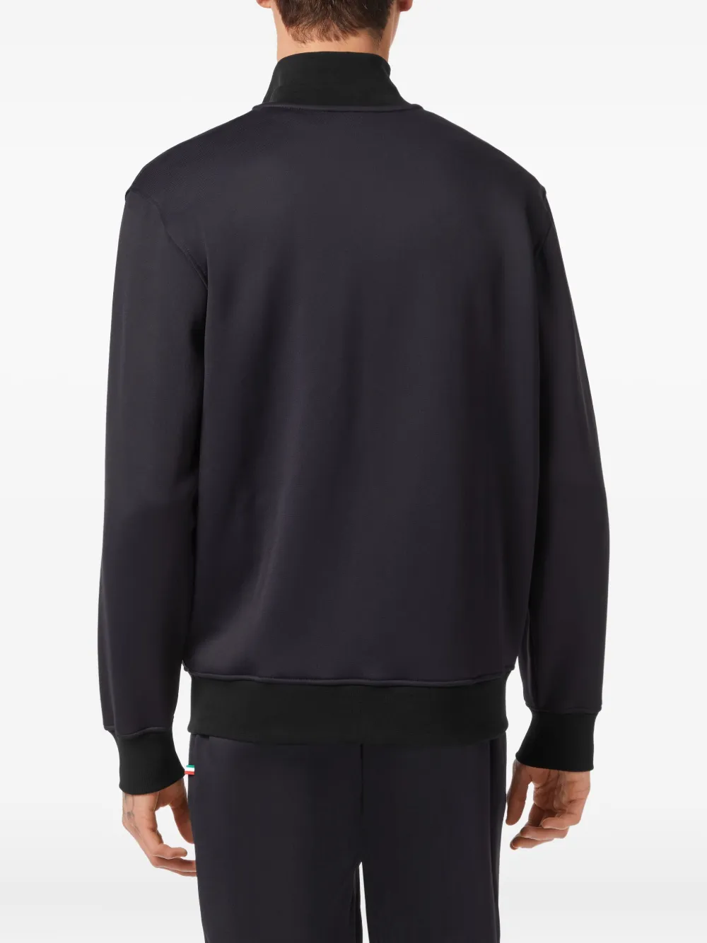 Billionaire Sweater met logopatch en rits Zwart