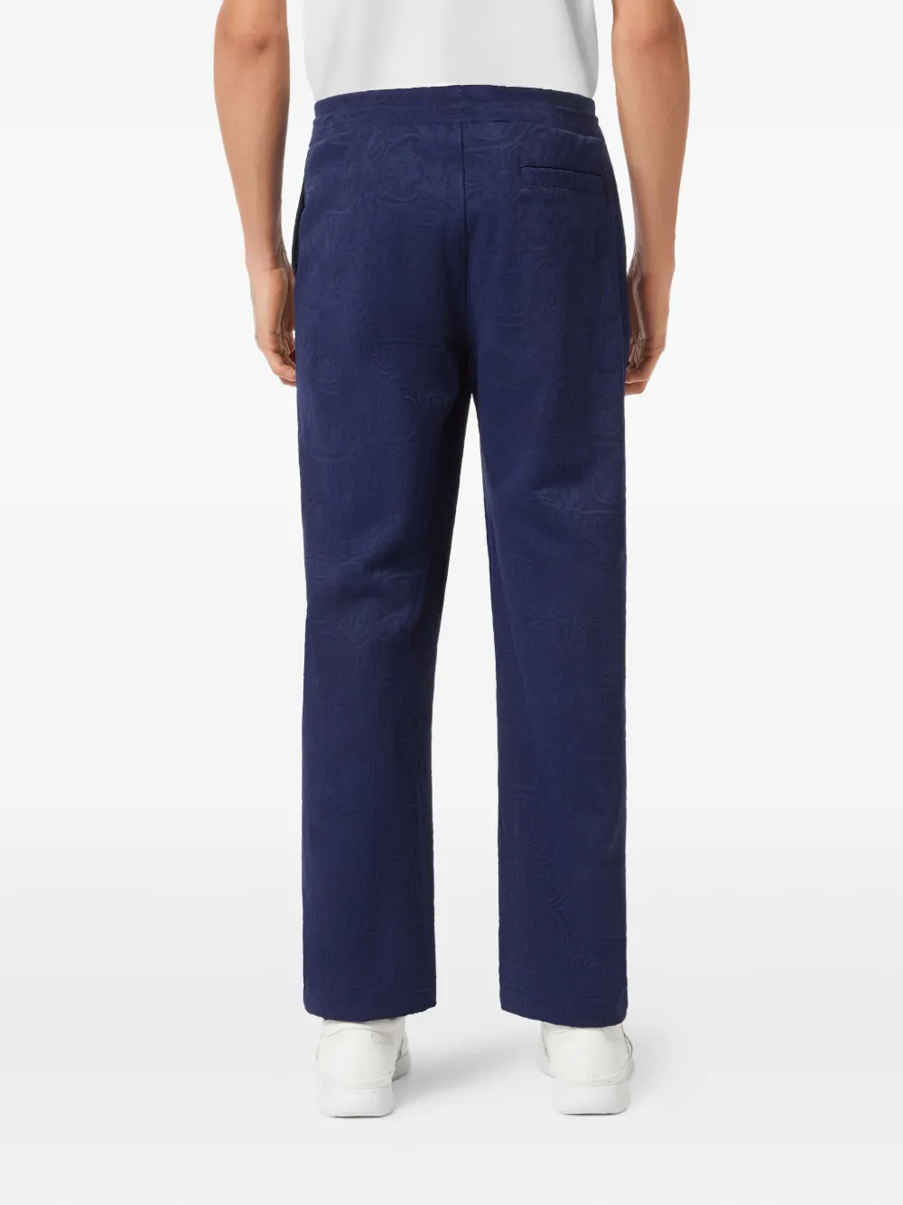 Billionaire jacquard track pants Blauw