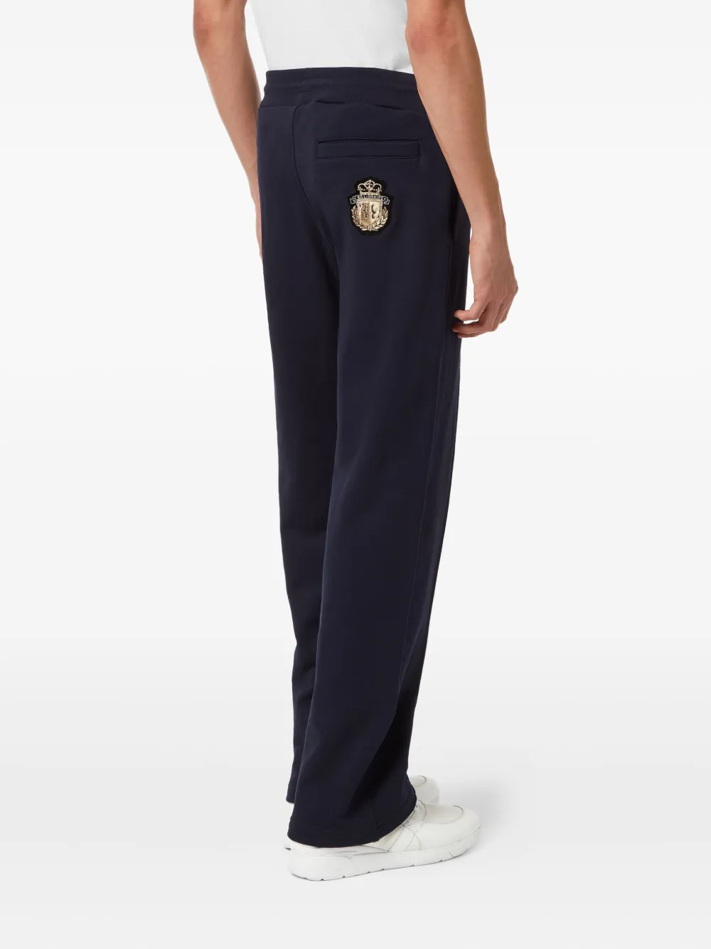 Billionaire Trainingsbroek met geborduurd logo Blauw