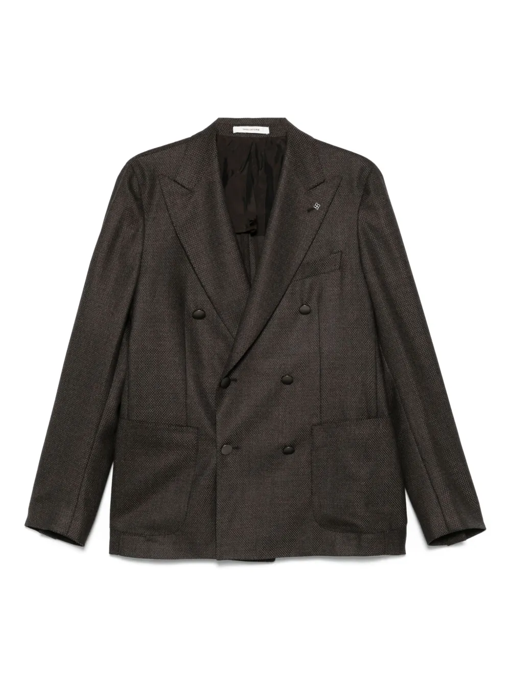 Tagliatore Blazer met dubbele rij knopen Zwart