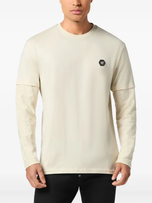 Philipp Plein ジャカード ロングTシャツ | ニュートラル | FARFETCH JP