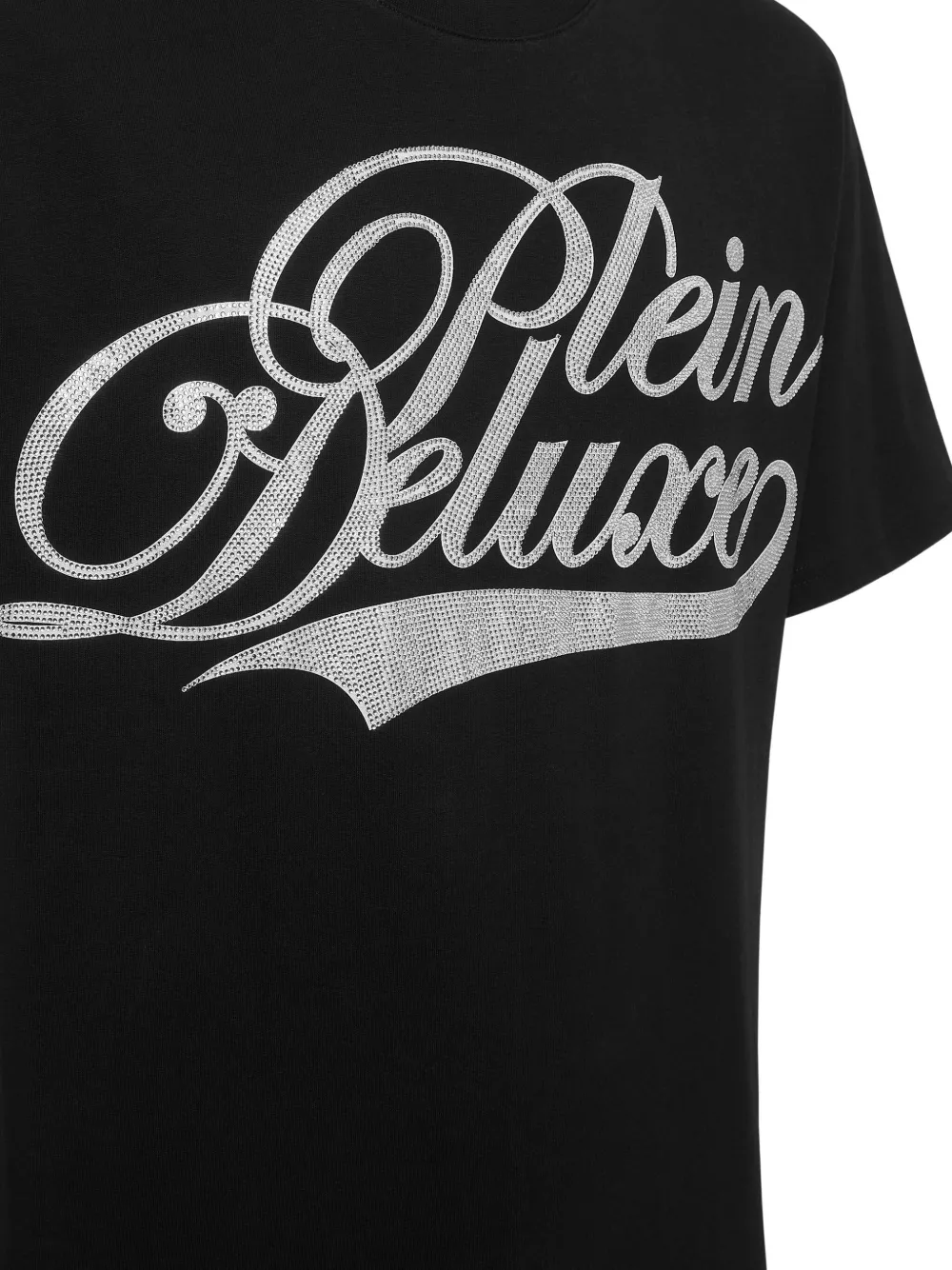 Philipp Plein Katoenen T-shirt met logo Zwart