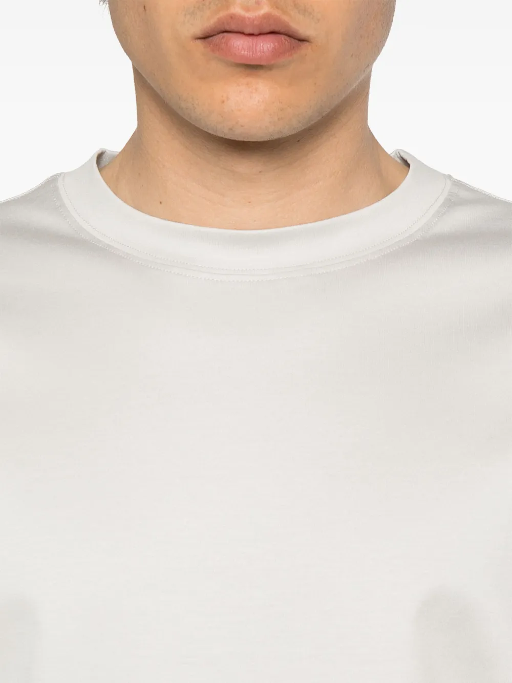 Tagliatore T-shirt met ronde hals Grijs