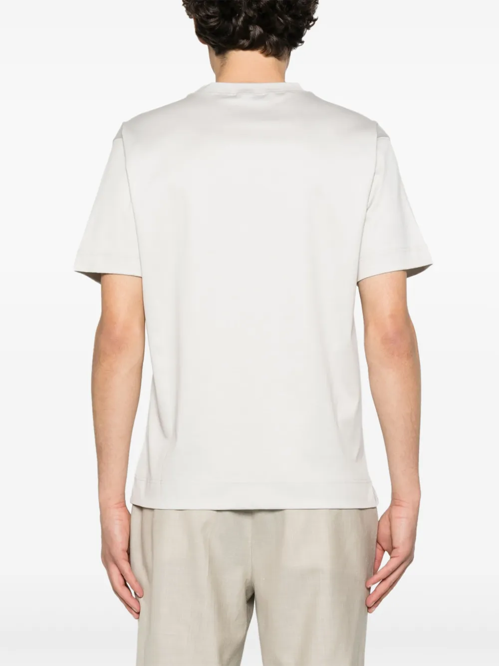 Tagliatore T-shirt met ronde hals Grijs