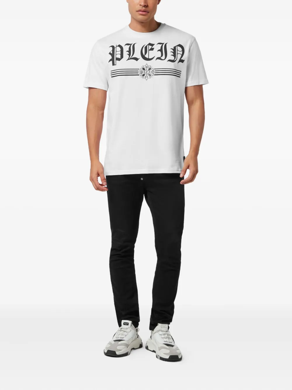 Philipp Plein playera con cuello redondo y logo estampado | Playeras | Image 2