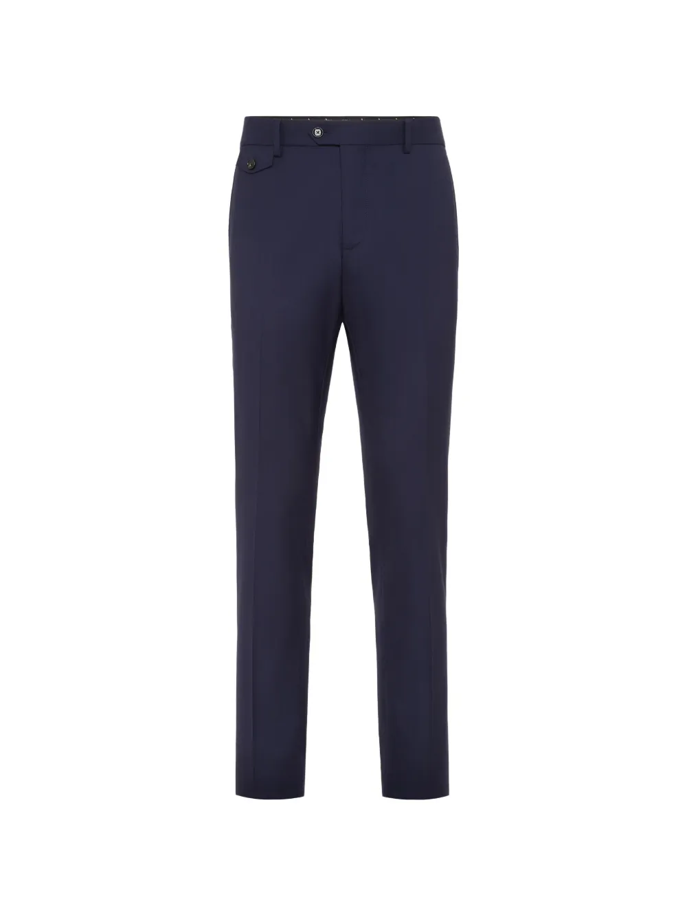 Billionaire button-fastening trousers