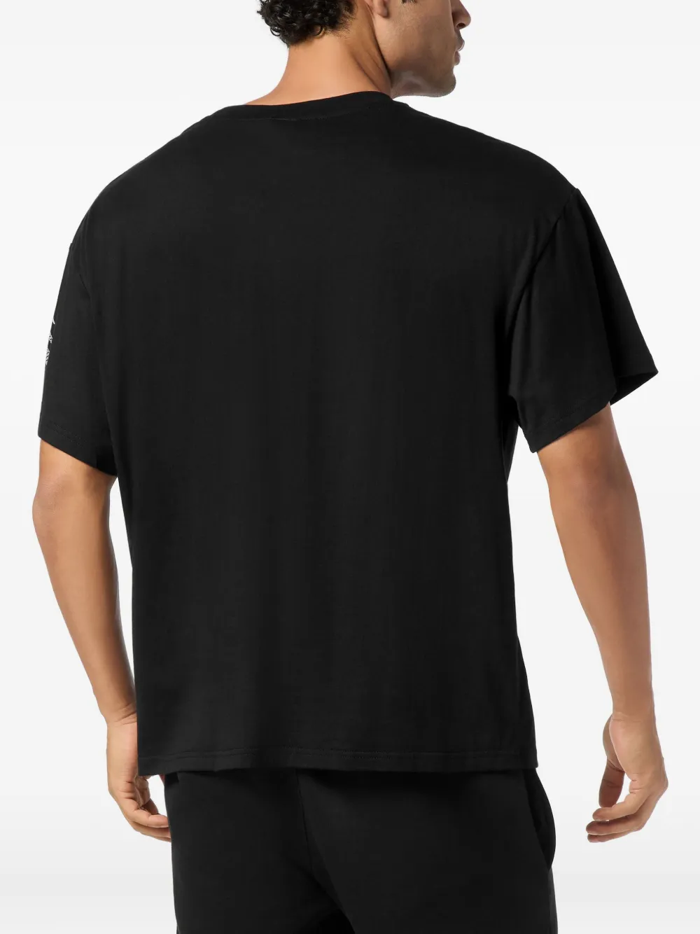 Plein Sport T-shirt met print Zwart