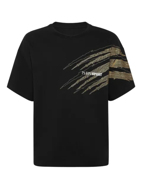 Plein Sport T-shirt con dettaglio graffio