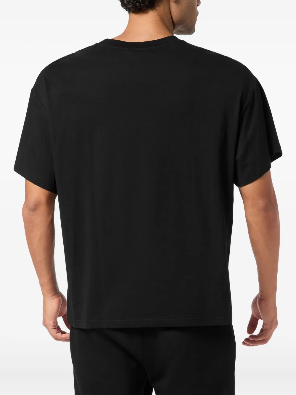 Plein Sport T-shirt met krasdetail Zwart