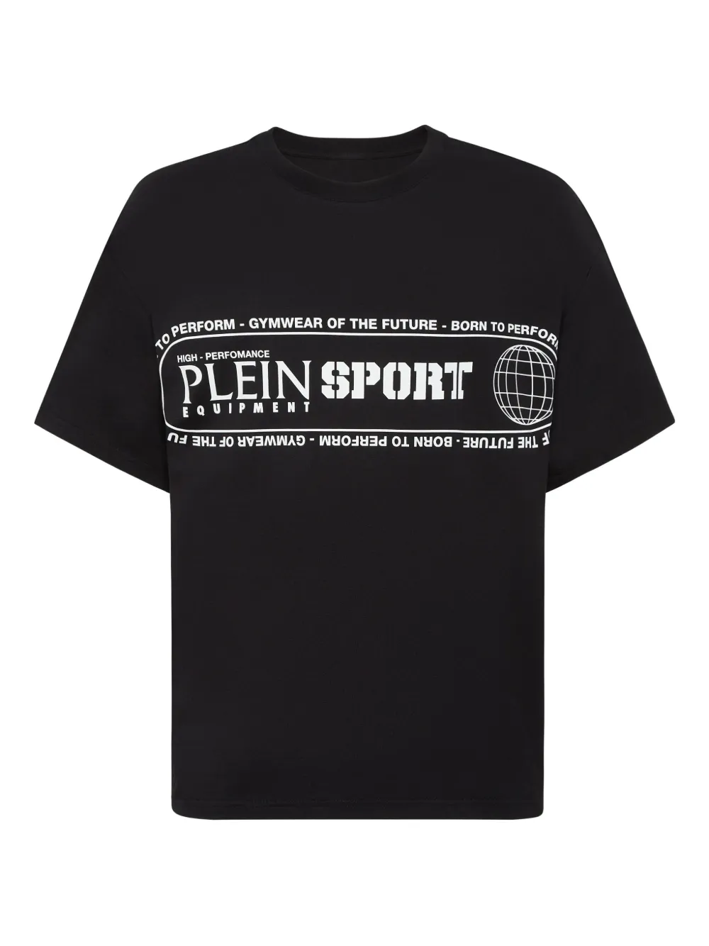 Plein Sport playera con logo estampado y cuello redondo | negro | Image 1
