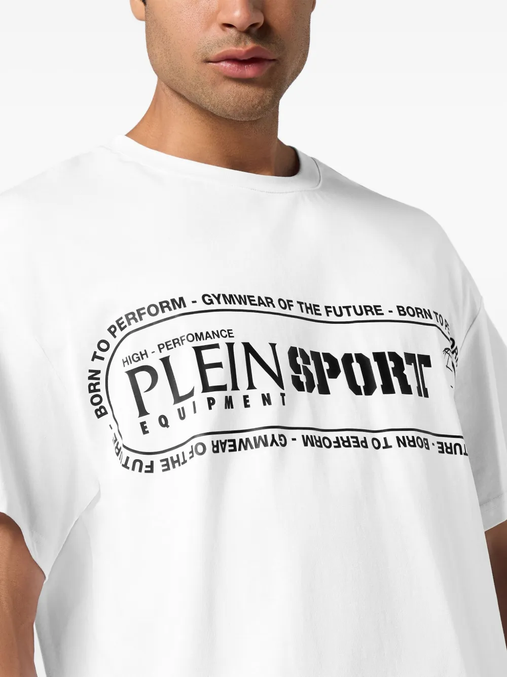 Plein Sport T-shirt met logoprint Wit
