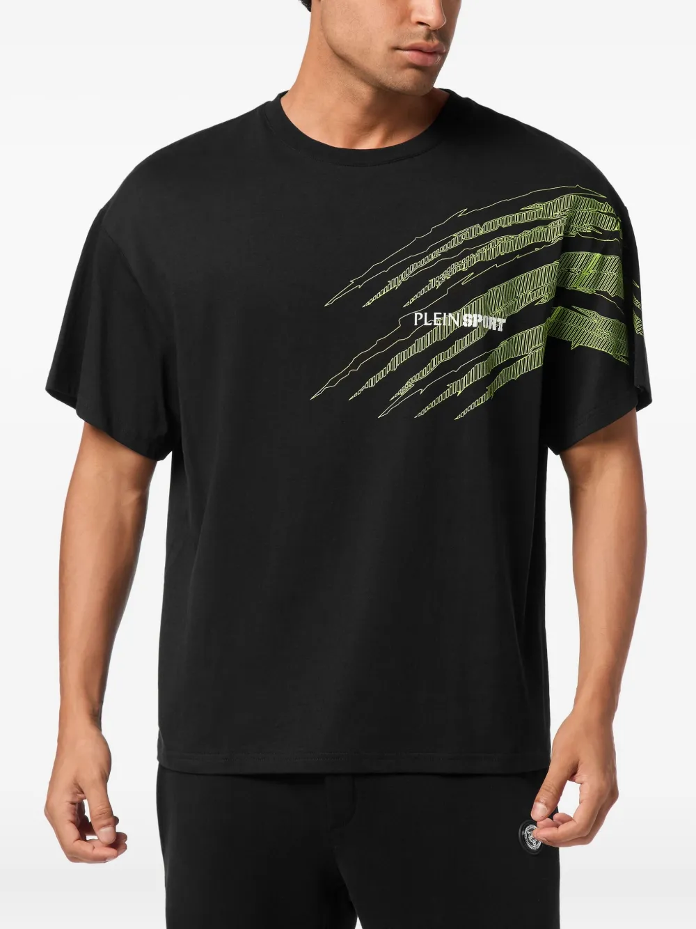 Plein Sport playera con motivo de arañazos | Playeras | Image 2