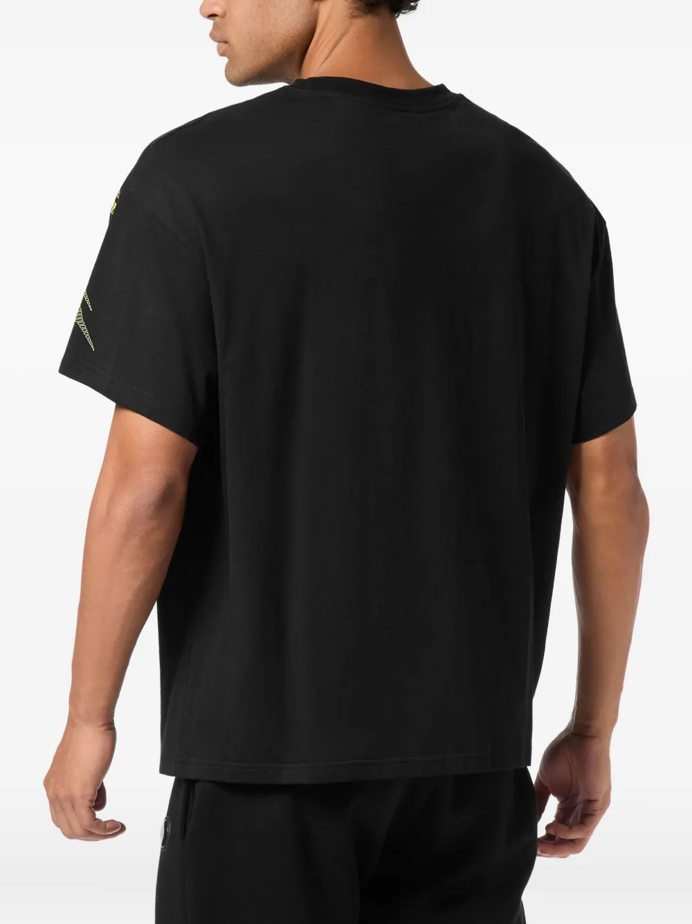 Plein Sport T-shirt met print Zwart