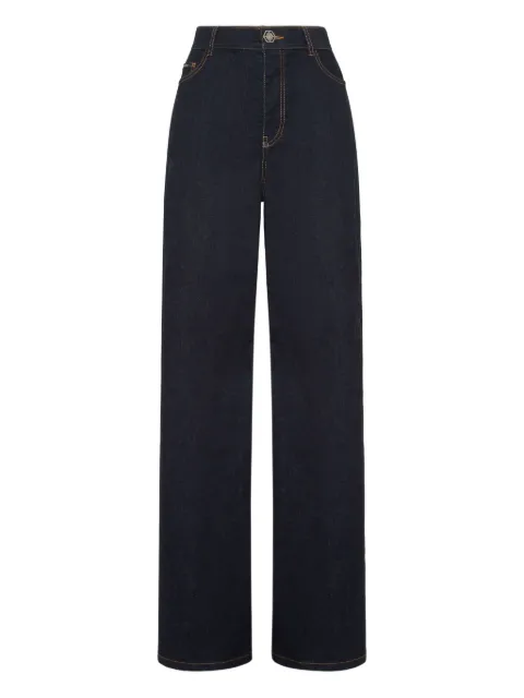 Philipp Plein jeans con placa del logo