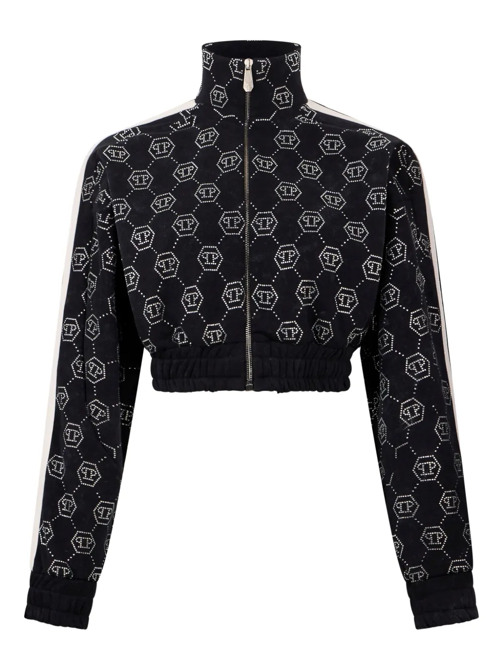 Philipp Plein monogram crystal sweatshirt - Nero