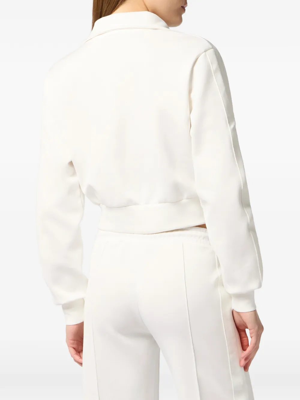 Philipp Plein Chenille Fatale jack met rits Wit