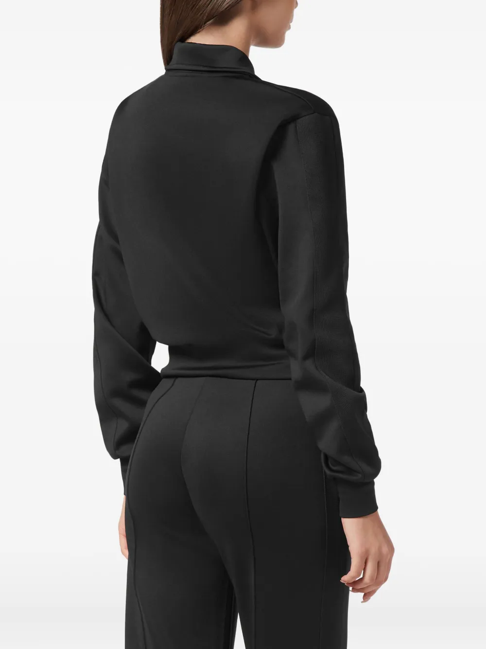 Philipp Plein Jack met logoplakkaat en ritssluiting Zwart