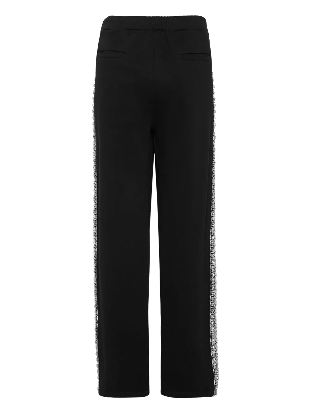 Philipp Plein Trainingsbroek verfraaid met kristallen - Zwart