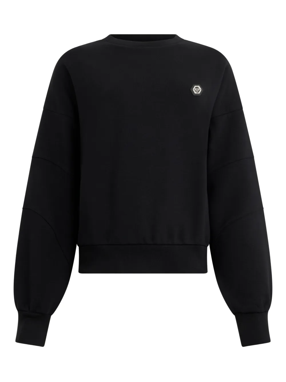 Philipp Plein round-neck logo sweatshirt - Nero