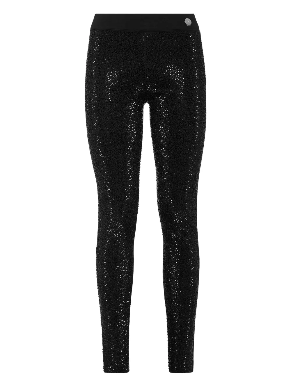 Philipp Plein Mix Strass レギンス - ブラック Philipp Plein Mix Strass レギンス - ブラック