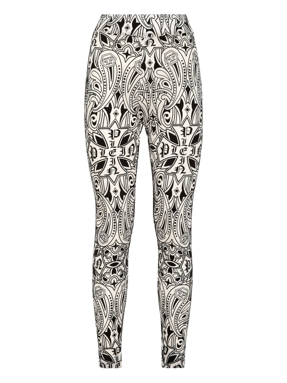 Philipp Plein Leggings Gothic Plein - Nero