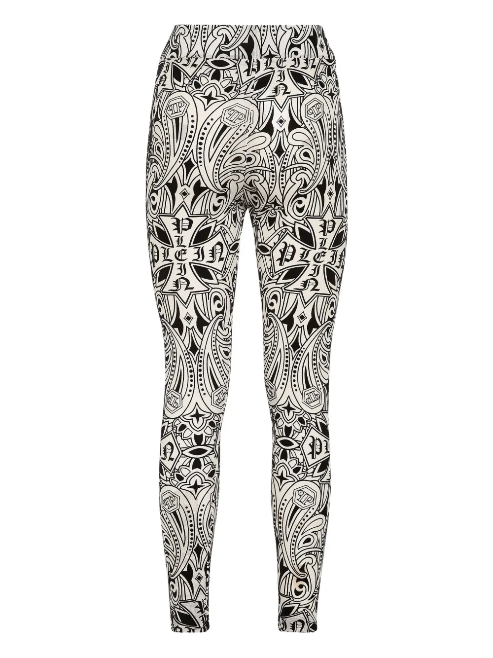 Philipp Plein Gothic Plein legging - Zwart