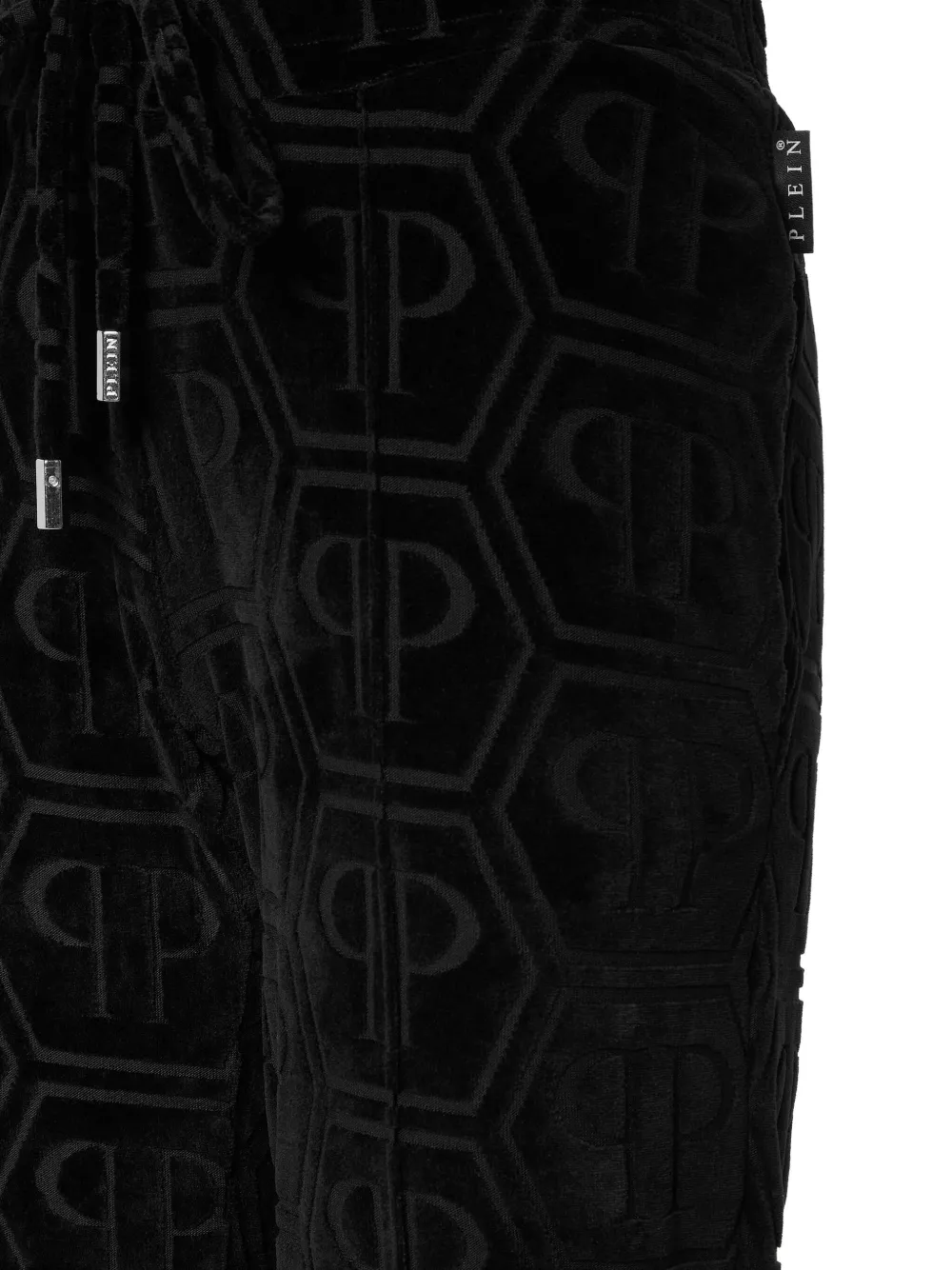 Philipp Plein Trainingsbroek met monogram Zwart