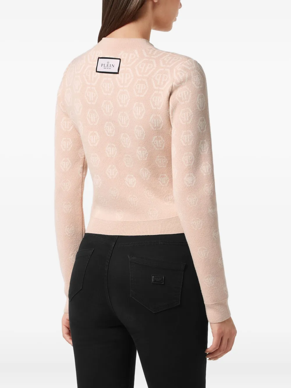 Philipp Plein Fairy Motif Sweater In Neutral