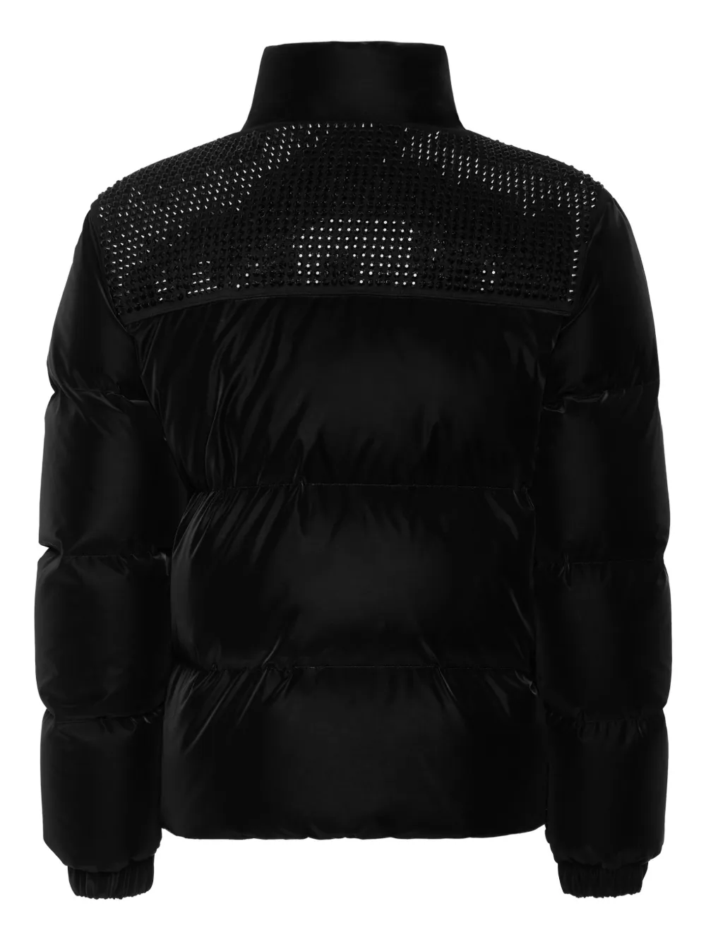 Philipp Plein Gewatteerd jack met stras Zwart
