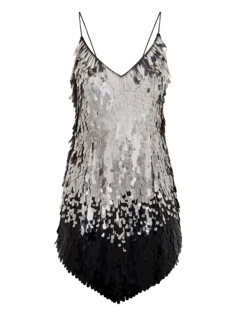 Philipp Plein sequin-embellished backless mini dress
