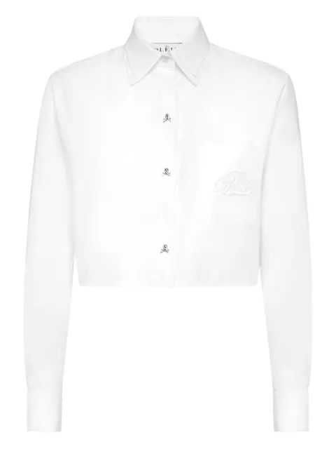 Philipp Plein chemise à coupe crop