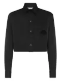 Philipp Plein skull-button shirt - Black