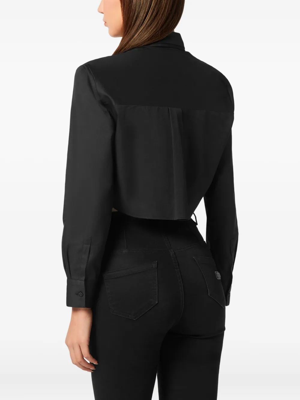 Philipp Plein Blouse met doodskop Zwart