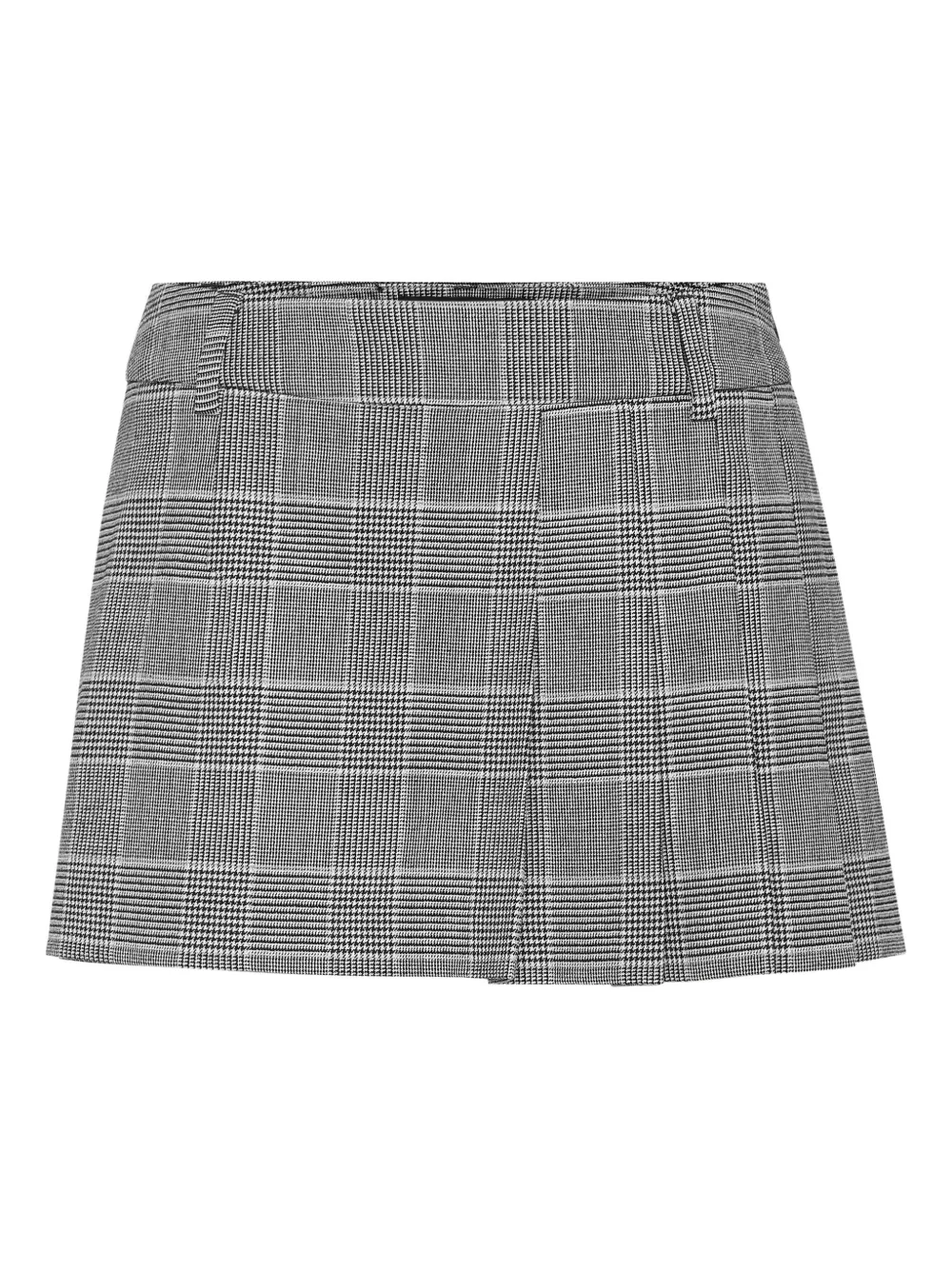 Philipp Plein check-pattern skort | Grey | Image 1