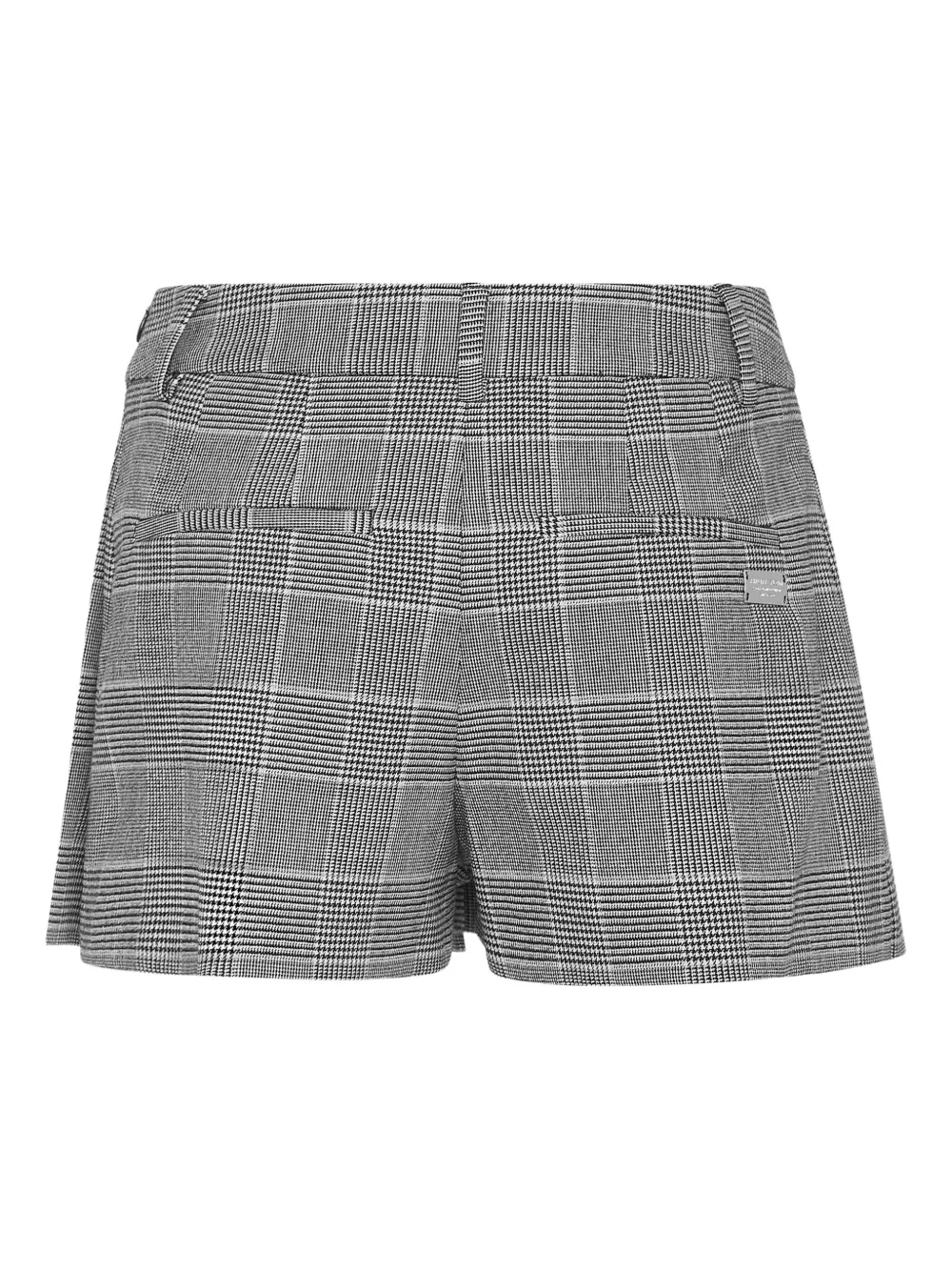 Philipp Plein Geruite skort - Grijs