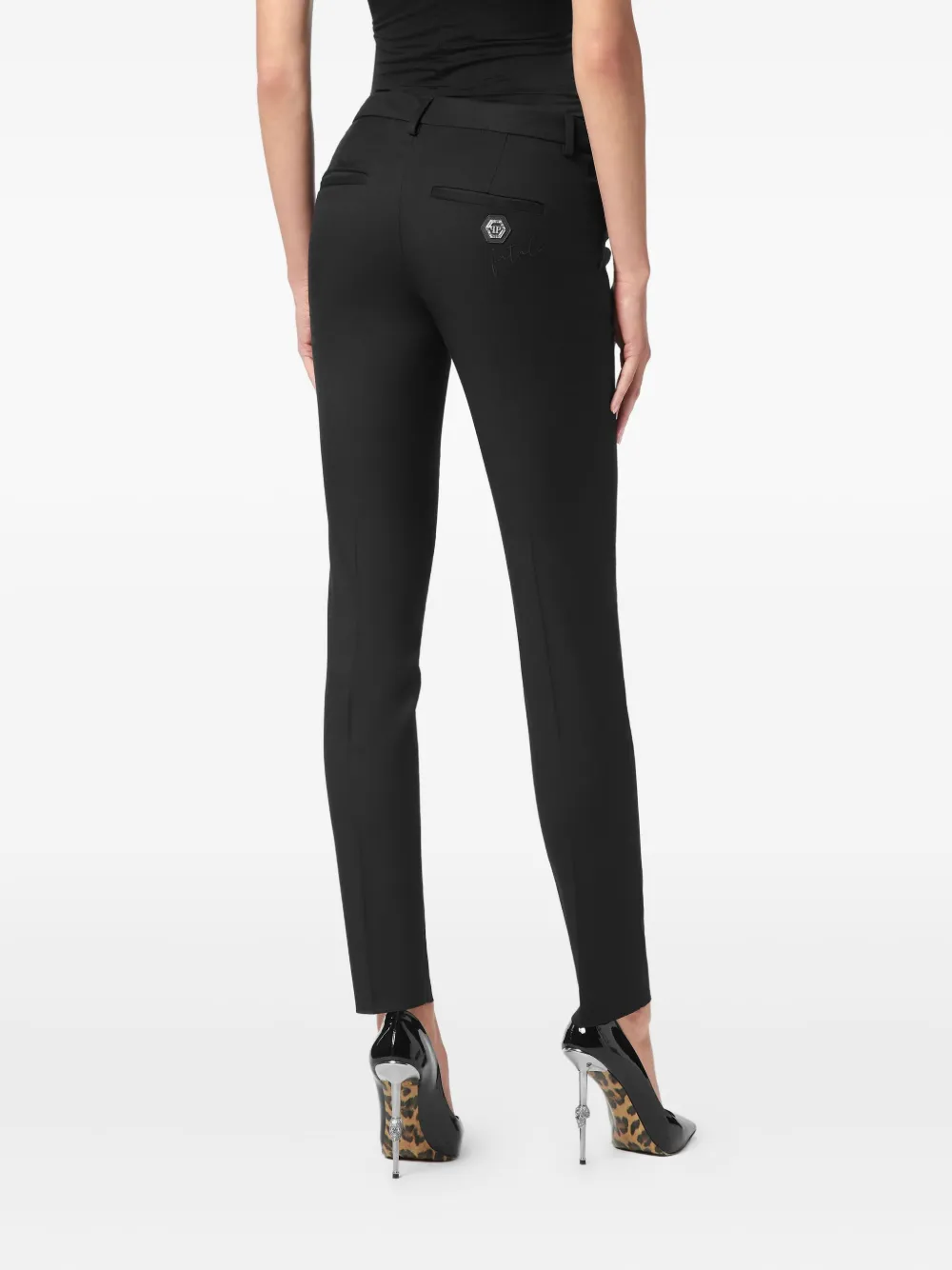Philipp Plein Skinny broek Zwart