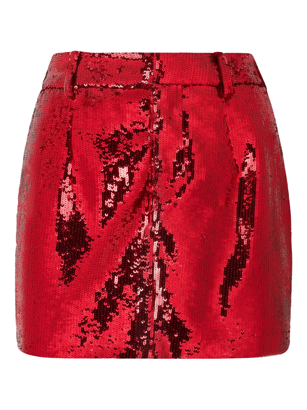 Philipp Plein sequin mini skirt - Rosso
