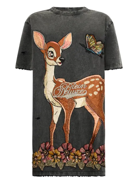 Philipp Plein open-back mini T-shirt dress